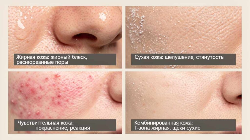 Типы проблемной кожи